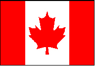 The flag of Canada.