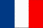 The flag of France.